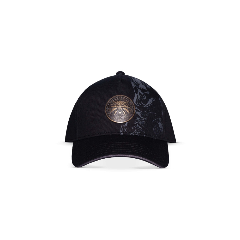 The Witcher - Metal badge Casquette Snapback - Noir